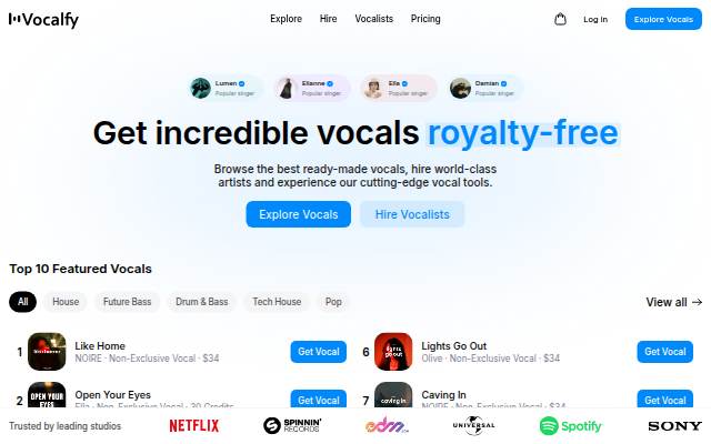 Montra da Vocalfy