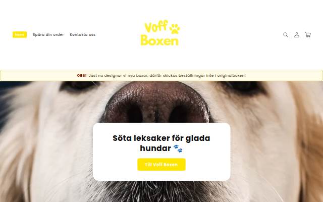 VoffBoxen storefront