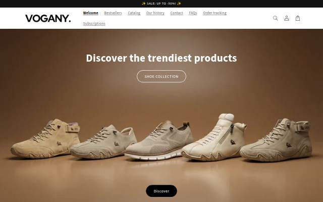 VOGANY storefront