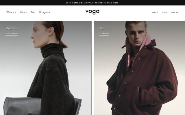 Voga Shop storefront