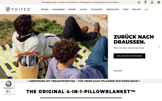 VOITED DE storefront