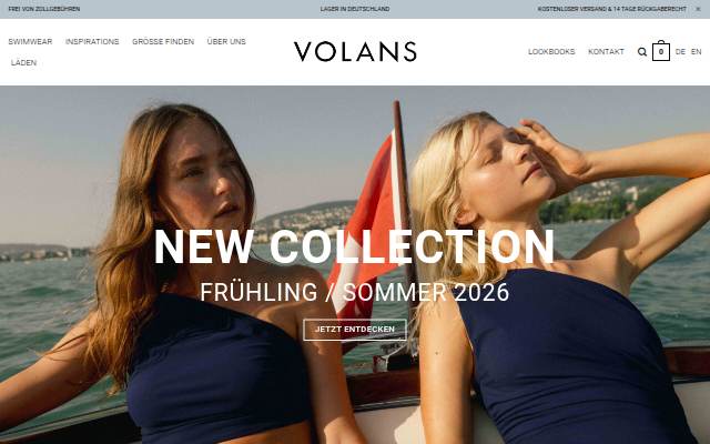 VOLANS-SWIMWEAR.COM storefront