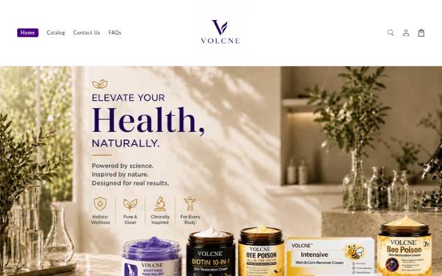 Startseite von Volcne