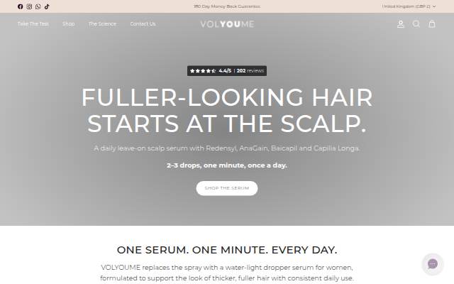 Volyoume storefront