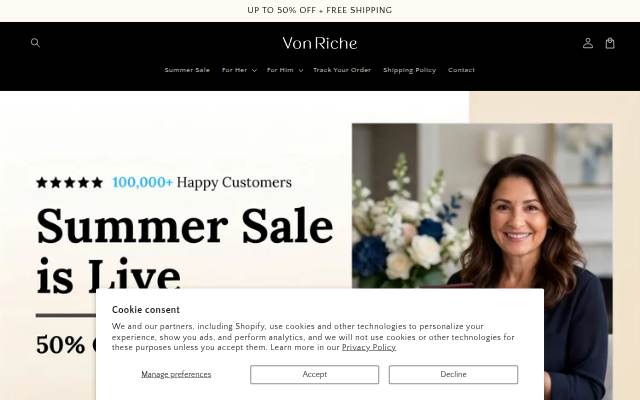 Von Riche storefront