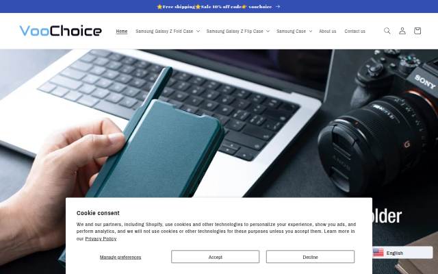 VooChoice storefront
