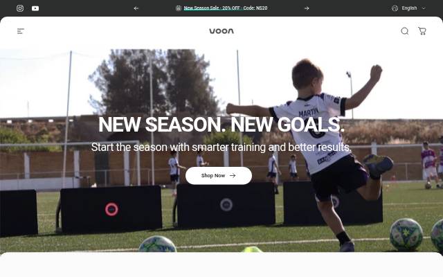 Voon Sports storefront