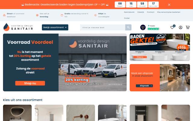 Voordelig Design Sanitair storefront