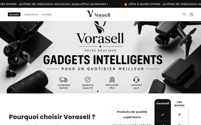 Vorasell storefront