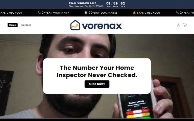 Vorenax storefront