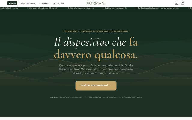 Startseite von VORMAN IT