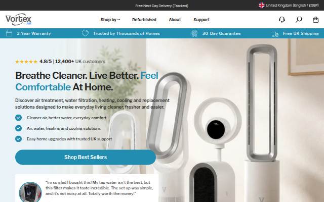 Vortex Air storefront