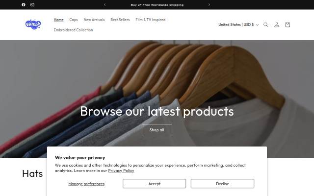 Votelle storefront
