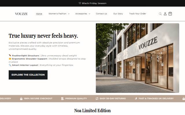 Vouzze storefront