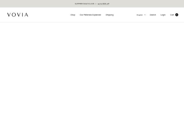 VOVIA storefront