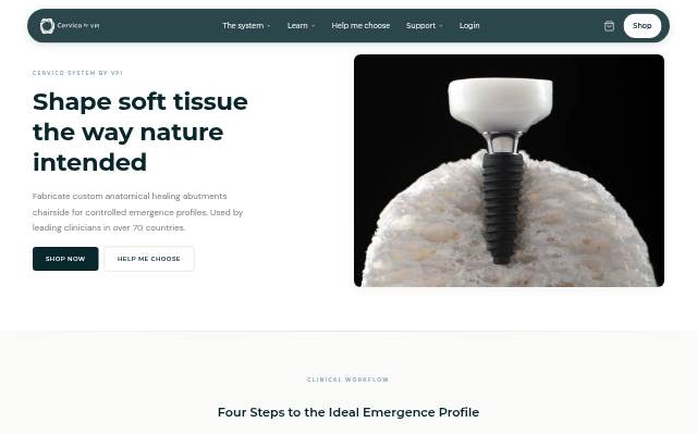 Cervico by VPI – In storefront