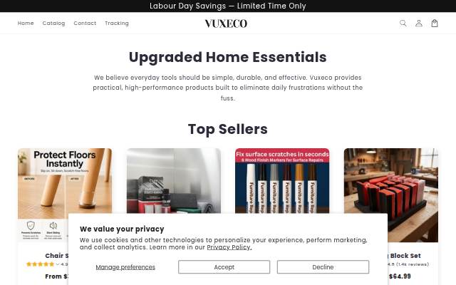 vuxeco storefront