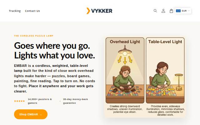 Vykker storefront