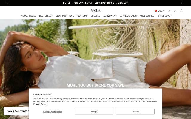 VylaStyle storefront
