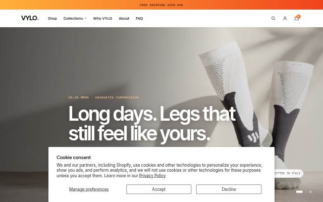 VYLO storefront