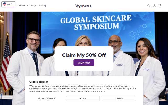 Vyrnexa storefront