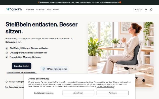 Vysera storefront