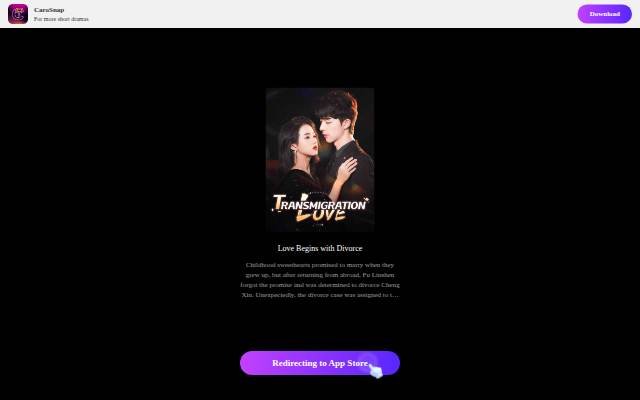 Love Begins with Divorce storefront