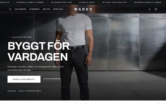 Wades storefront