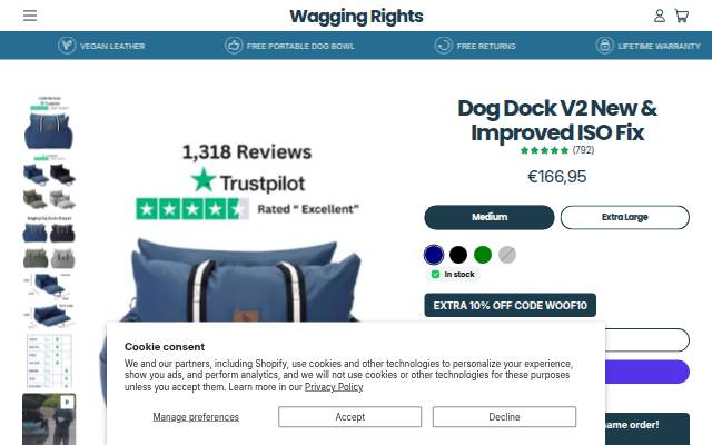 Wagging Rights storefront