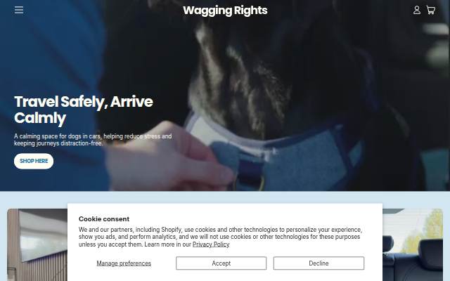 Wagging Rights storefront