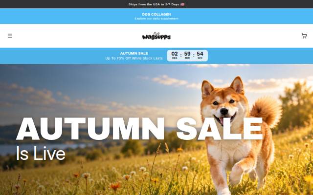 Escaparate de wagsupps.com