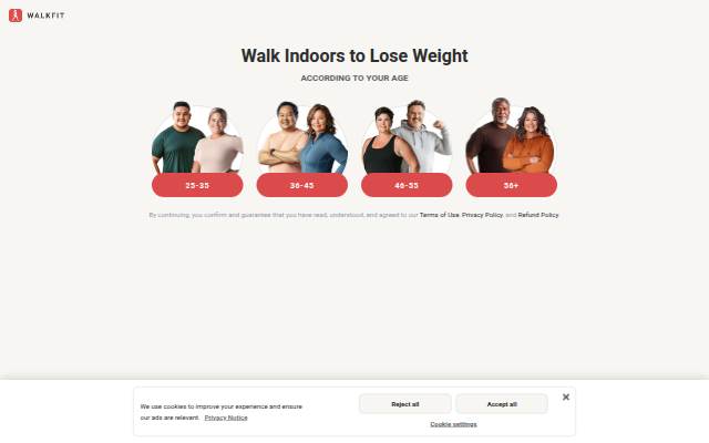 Walkfit storefront