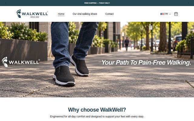 Escaparate de WalkWell
