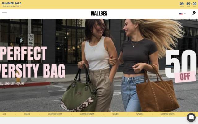 WALLBES storefront
