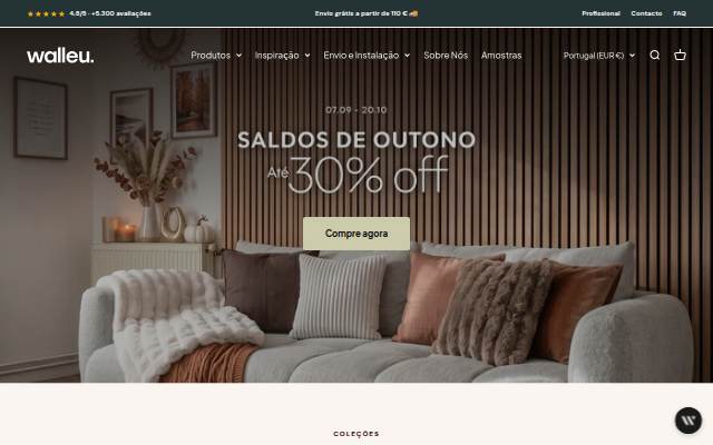 Walleu storefront