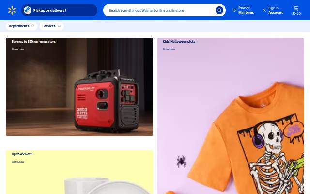 Walmart.com storefront