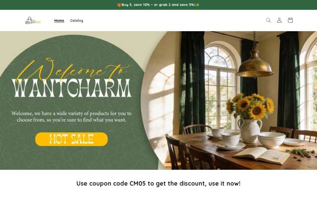 wantcharm storefront