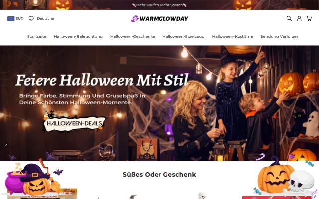 WARMGLOWDAY storefront
