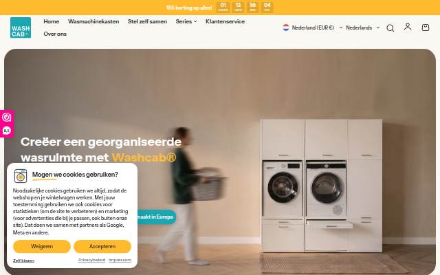 Startseite von Washcab
