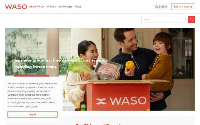 WASO storefront