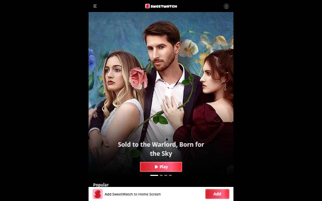 SweetWatch storefront