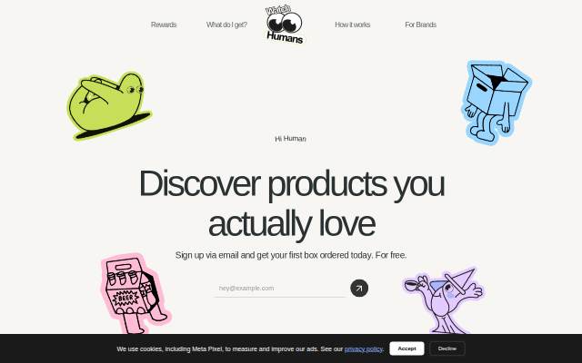 Watch Humans storefront