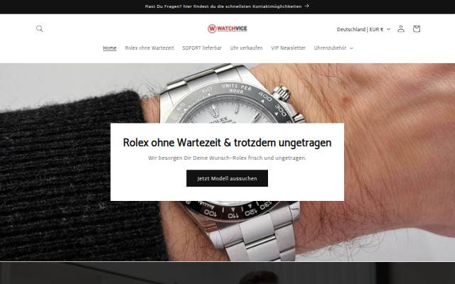 WATCHVICE storefront
