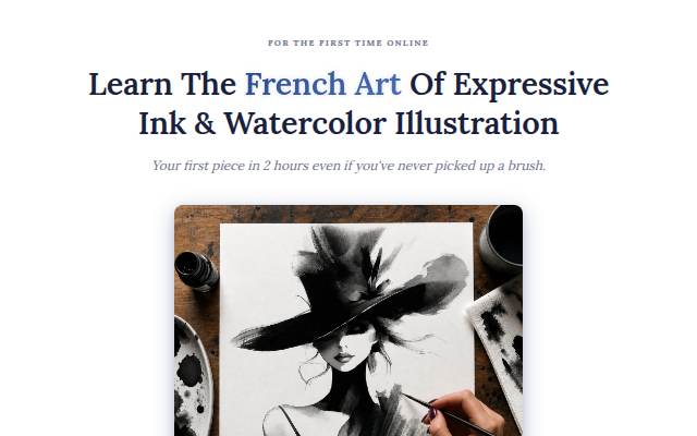 Watercolor Fashion: Learn The French Art Of Expressive Ink &amp; Watercolor Illustration storefront