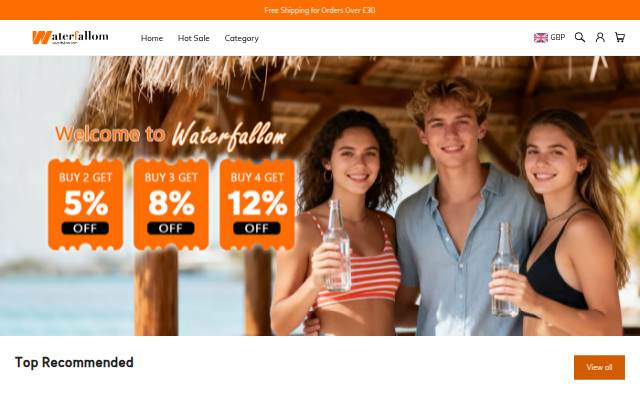 waterfallom storefront