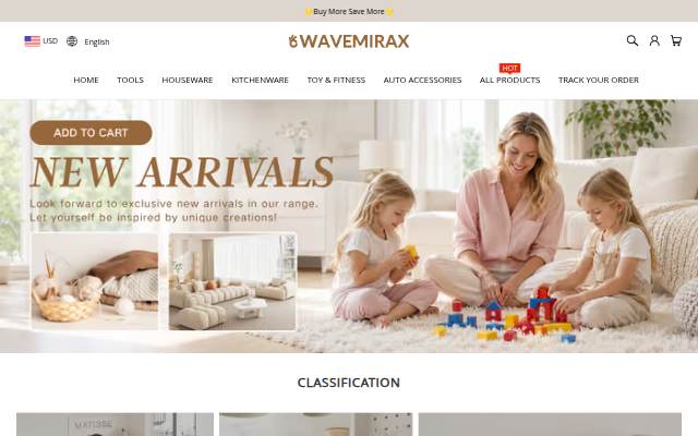 WAVEMIRAX storefront