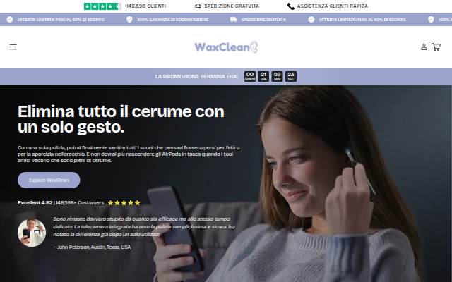 WaxClean IT storefront