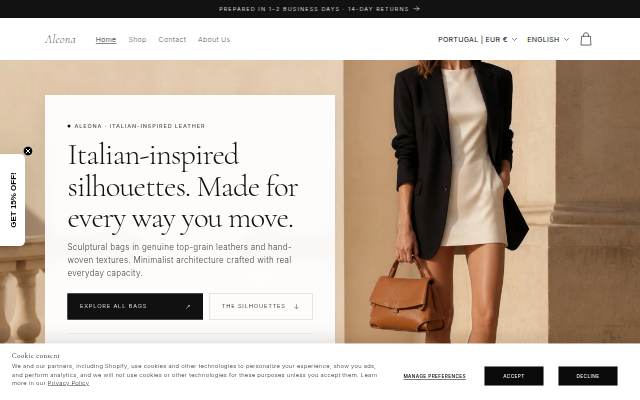 Aleona storefront