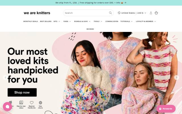 We Are Knitters storefront