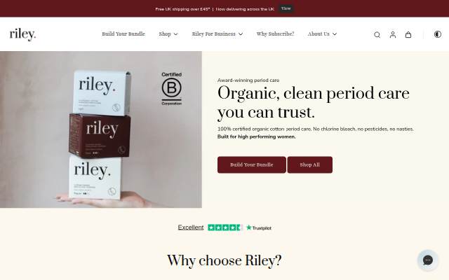 Riley storefront